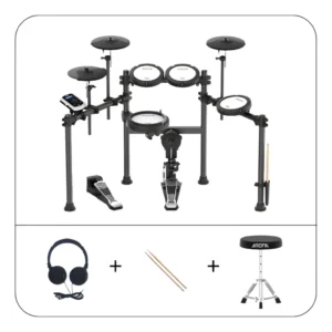 Kit Bateria Eletrônica Aroma TDX-22 II - Banco Fone Baqueta — Análises Tech